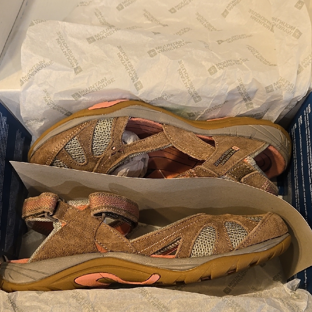 Mountain Warehouse Brown and Pink Sandals